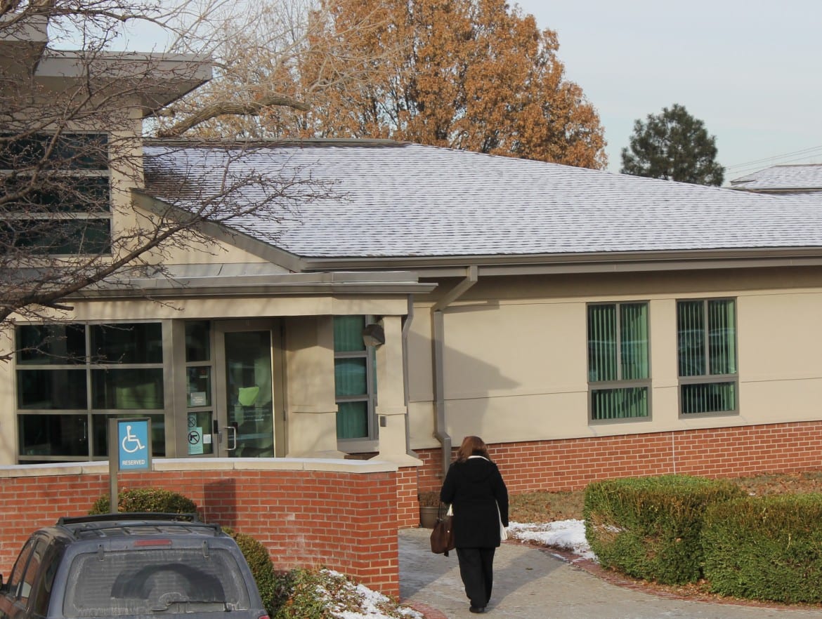 Exterior of Johnson County Mental Health Center facility