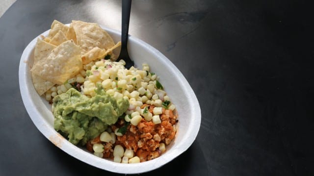 Chipotle burrito bowl