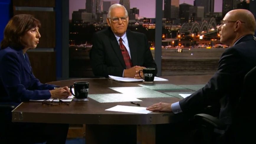 Patricia Lightner and Ed Eilert with Nick Haines