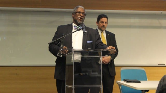 Mayor Sly James and Mayor Mark Holland 