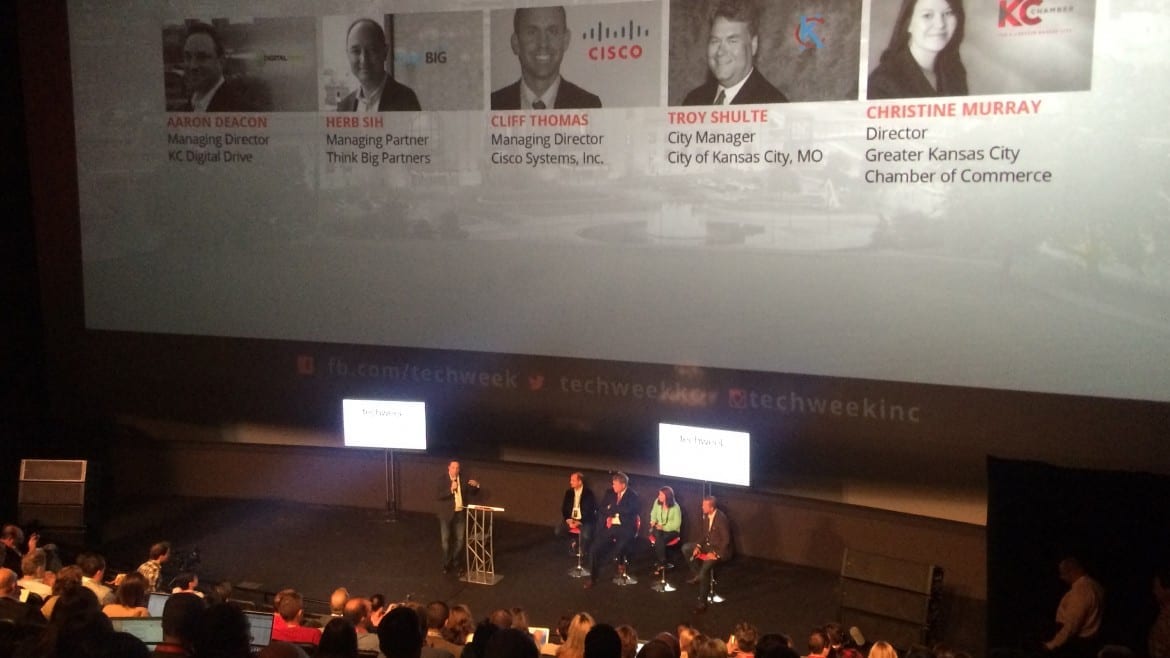 group of people on a stage