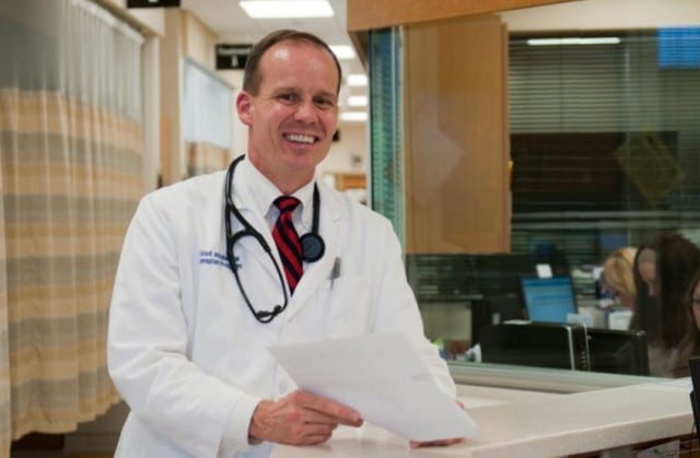 Dr. Joseph McGuirk, Adams' physician, calls CAR T-cell therapy the 'beginning of a remarkable revolution.' (Credit: University of Kansas Cancer Center)