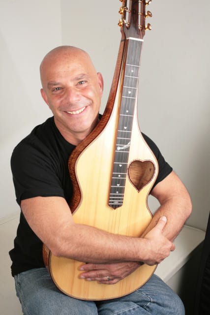 Find Kevin Roth and his dulcimer at the Polsky Theatre. (Credit: Kevin Roth)