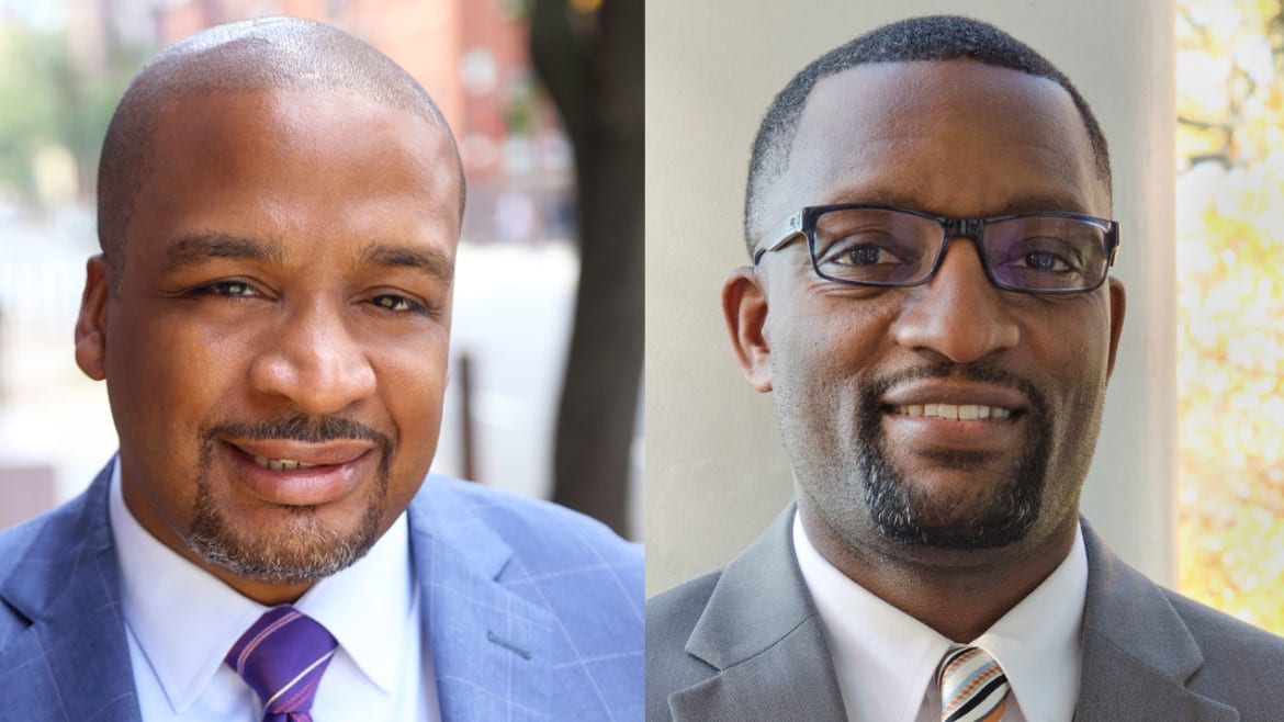 The two finalists: Ronald Taylor and Mark Bedell (Credit: KCPS)