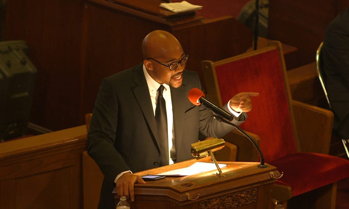 Jonathan Butler at MLK event in Kansas City, Mo.