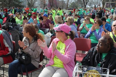 Participant in rally