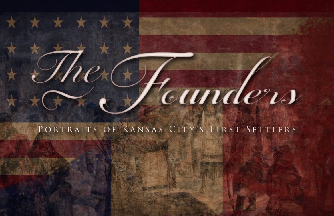 An old flag with the words "The Founders"