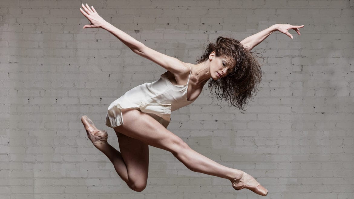 A dancer mid-flight