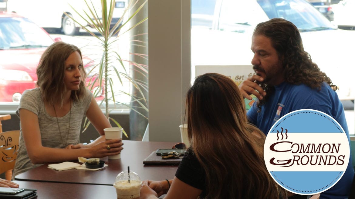 People around a table