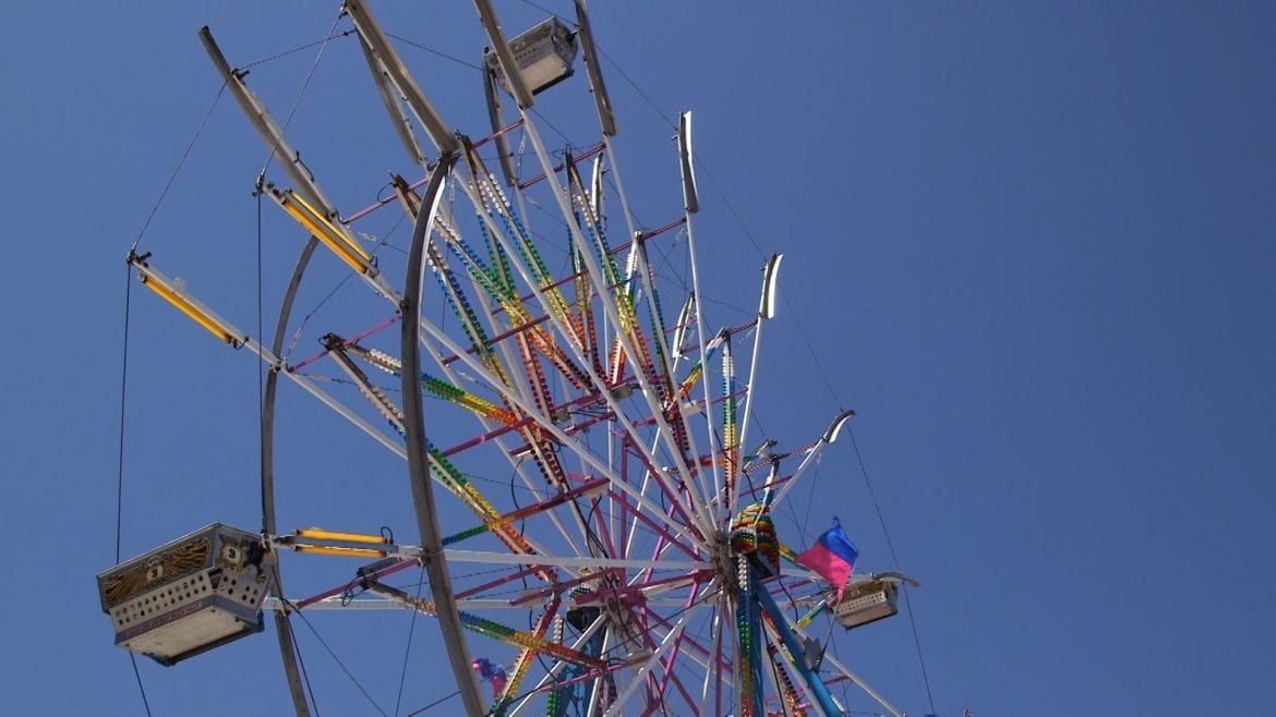 A ferris wheel