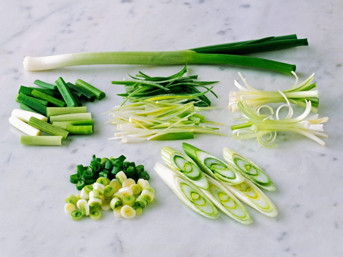 Cut up vegetables