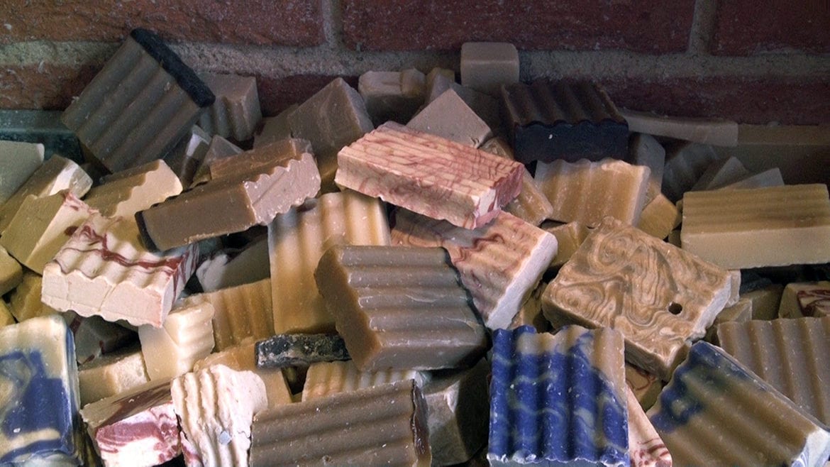 Picture of bars of soap from the Zum Factory.