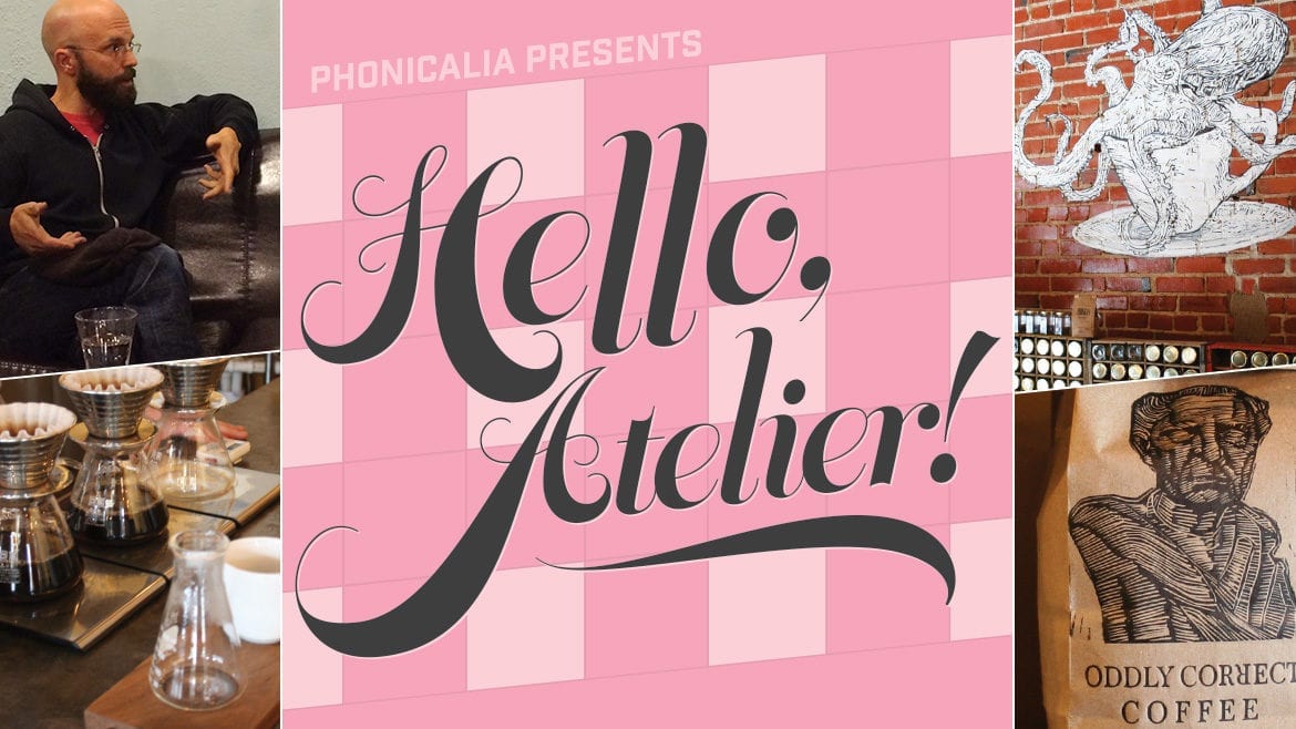 A collage of images for a podcast