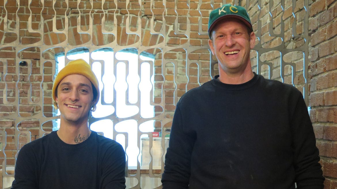 Chef Jakob Polaco and Adam Northcraft