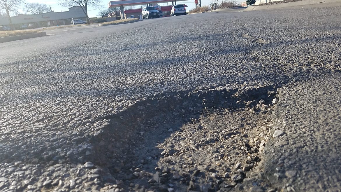Picture of pothole