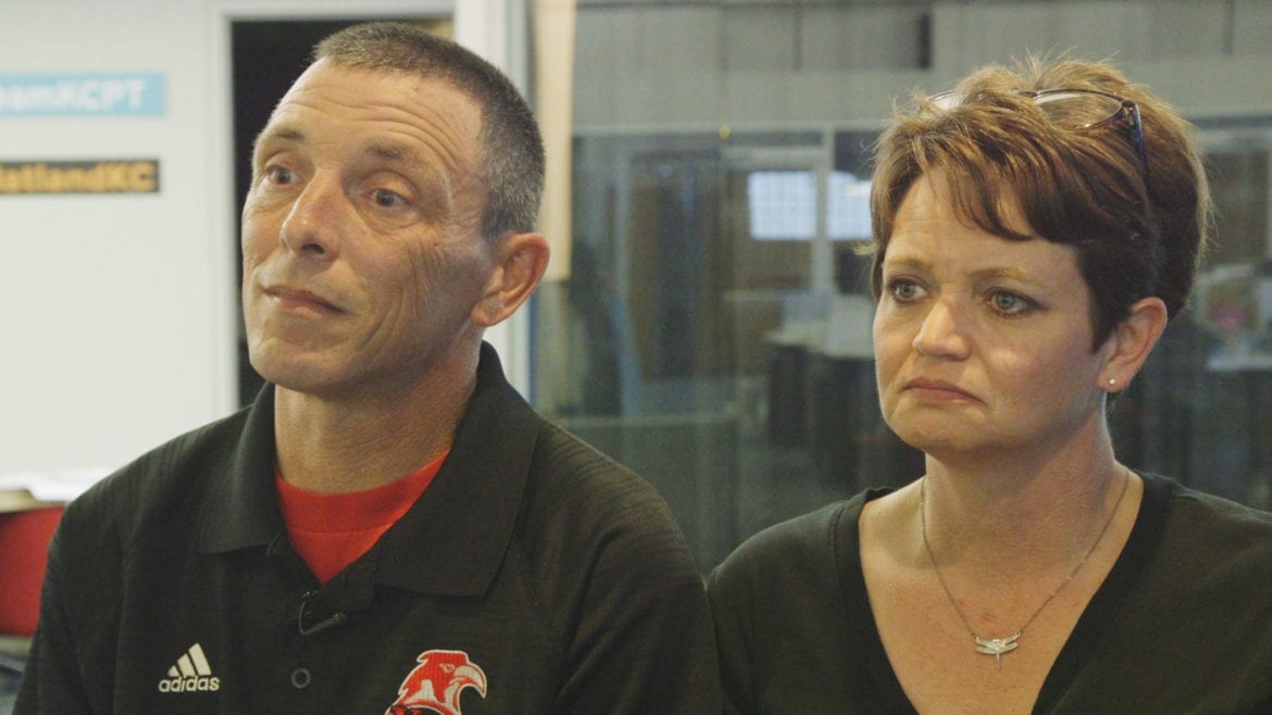 James M. Kilventon, left, and Tracy