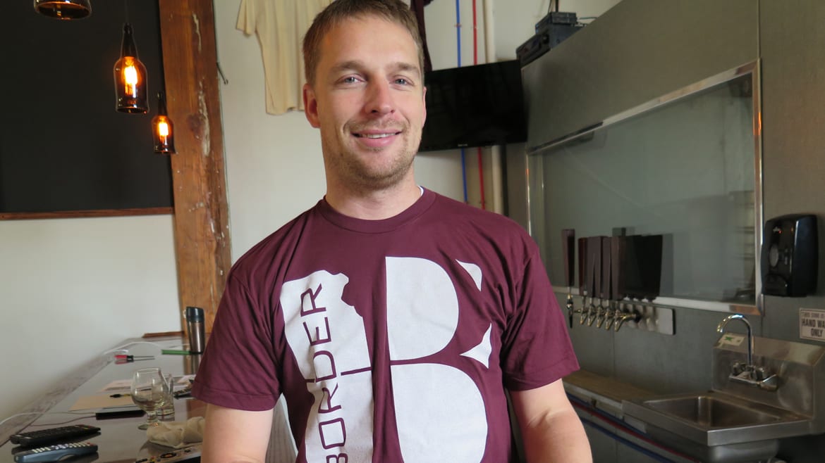 Border Brewing's Eric Martens 