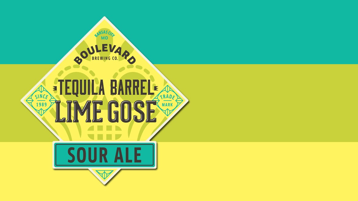 Tequila Barrel Lime Gose Label