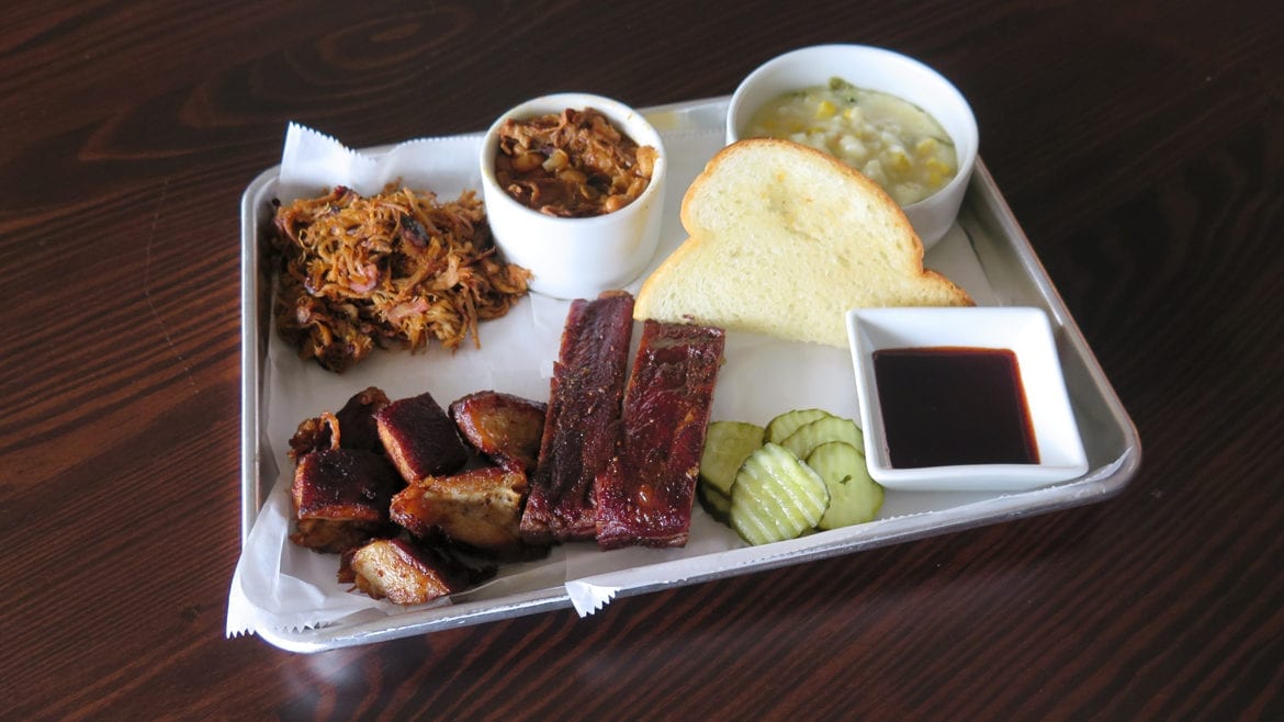 Pork 3.0 plate at Smoke Brewing Co.