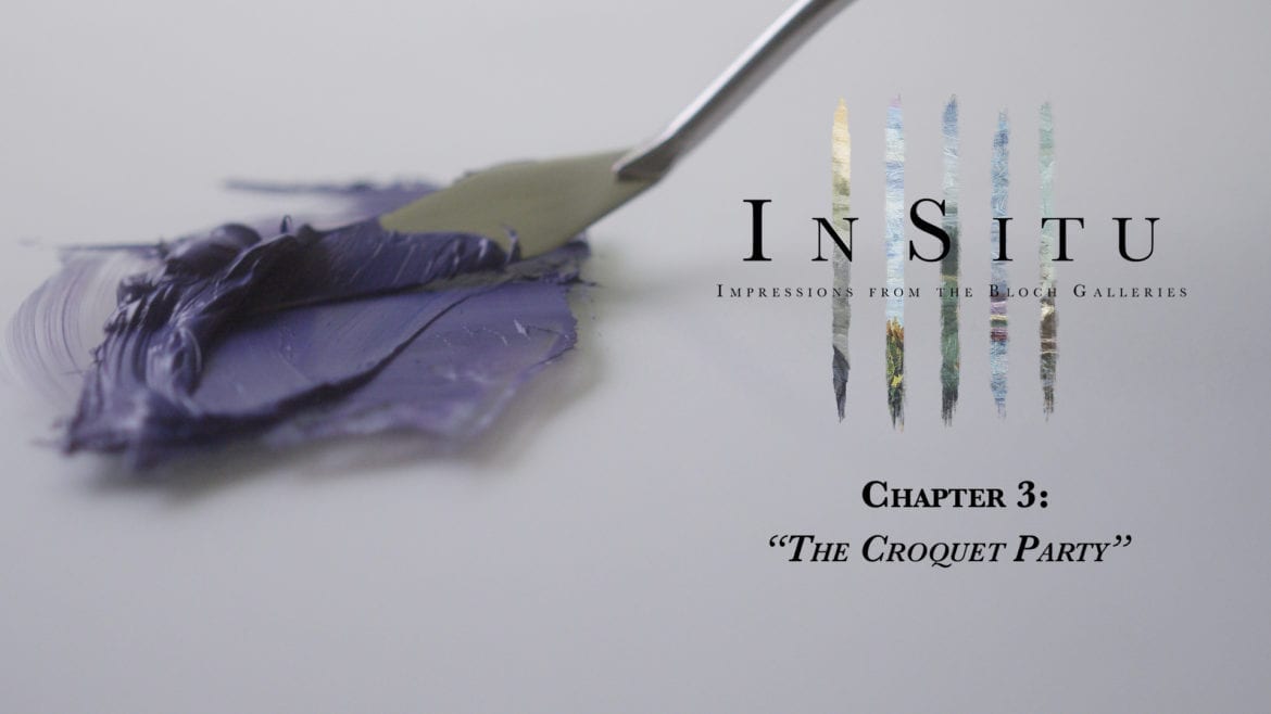 Title screen for "In Situ" Chapter 3 "The Croquet Party"