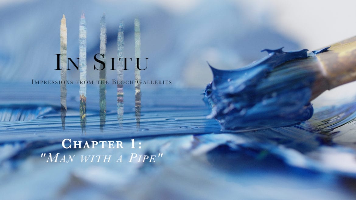 Paintbrushes thick with paint and the words "In Situ"