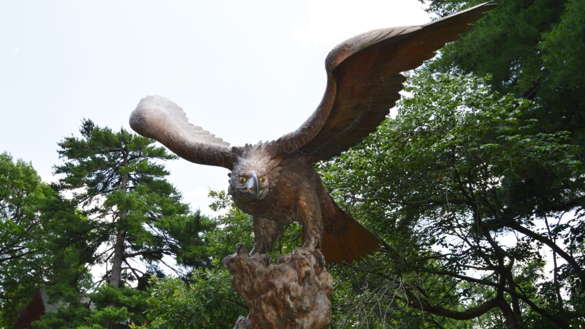 the eagle statue