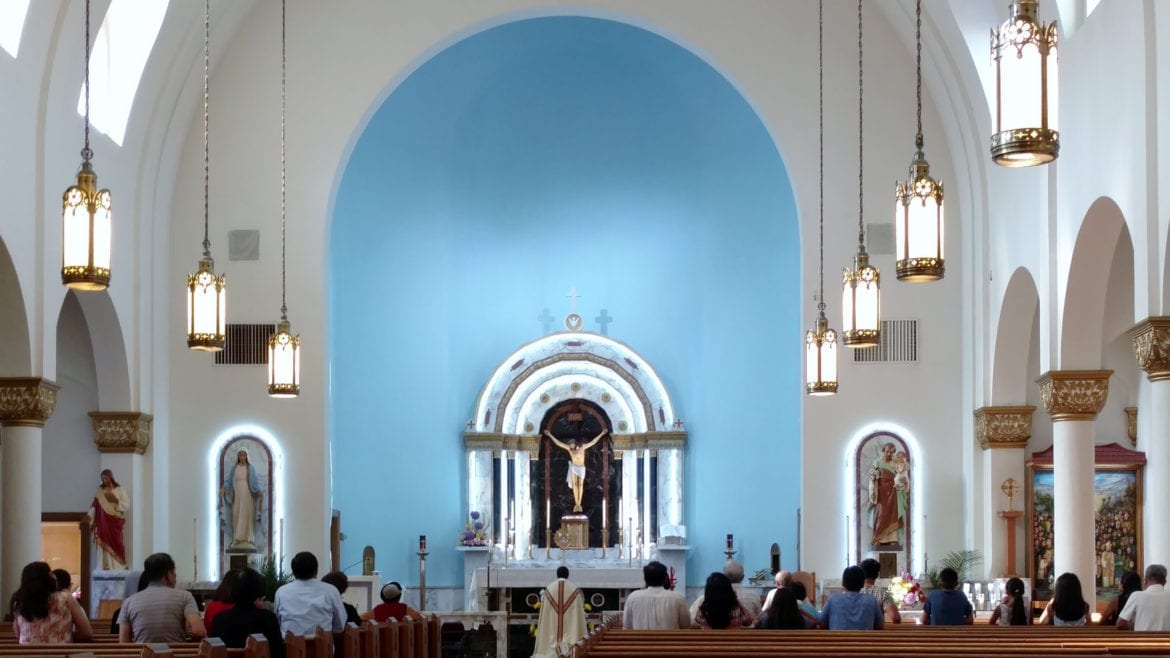 inside church of holy martyrs