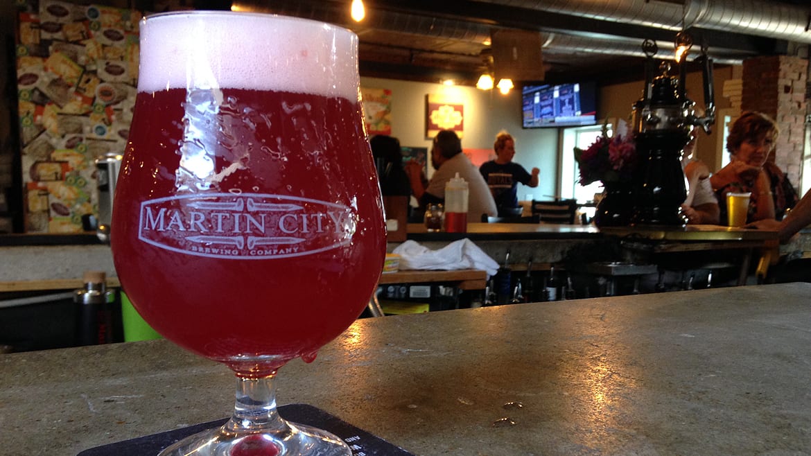 Martin City Brewing Company's Pinkies Up
