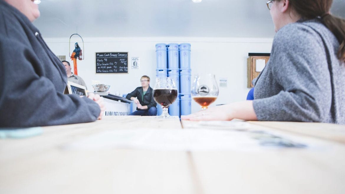 taproom at Miami Creek Brewing Co.