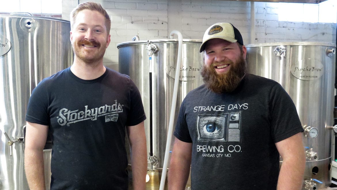Strange Days Brewing’s Nathan Howard and Alec Vemmer