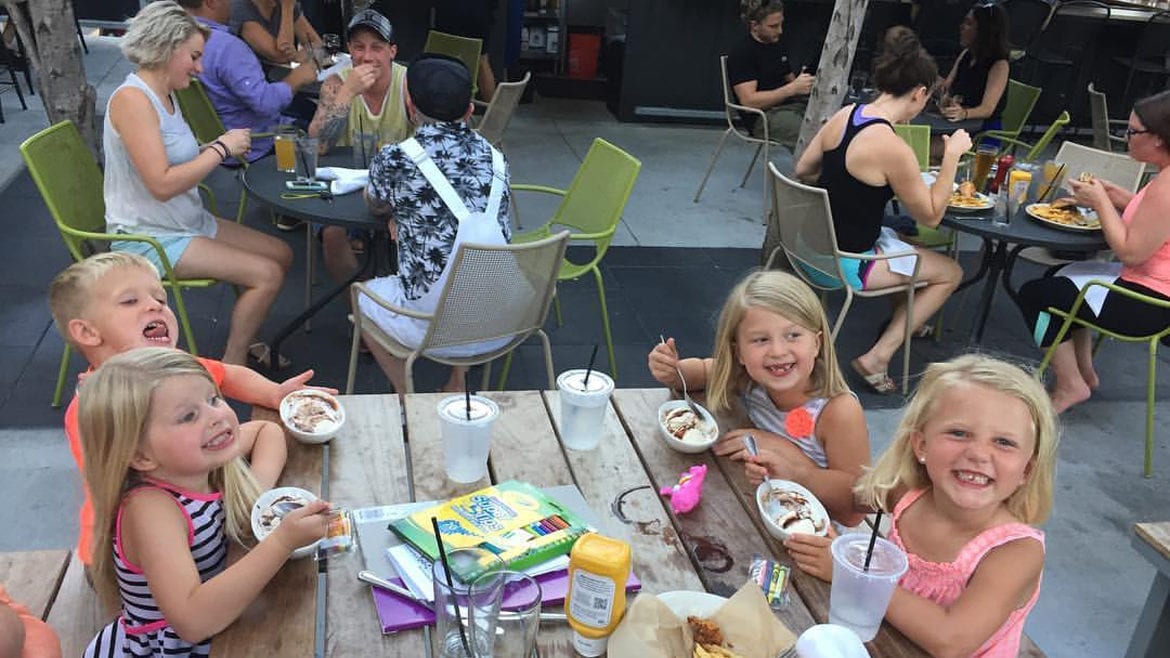 children of Martin City Brewing co-owner Matthew and Kara Moore