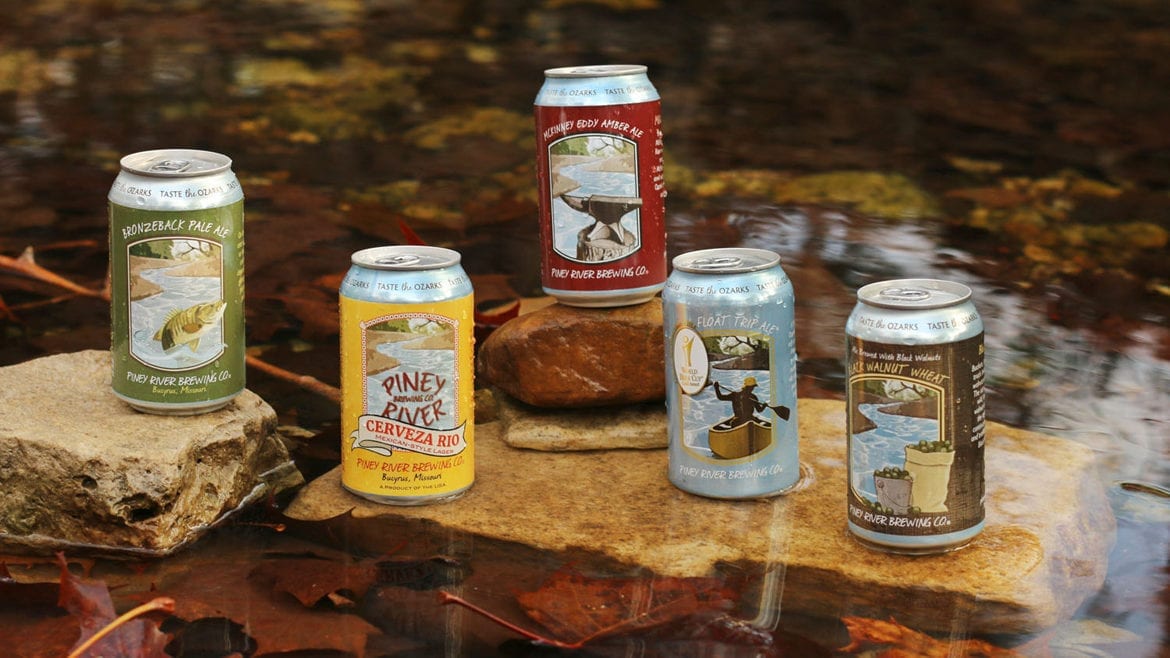 Piney River Brewing Co. cans