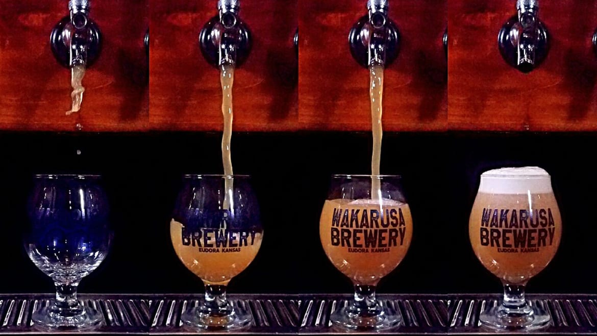 Wakarusa brewery taps