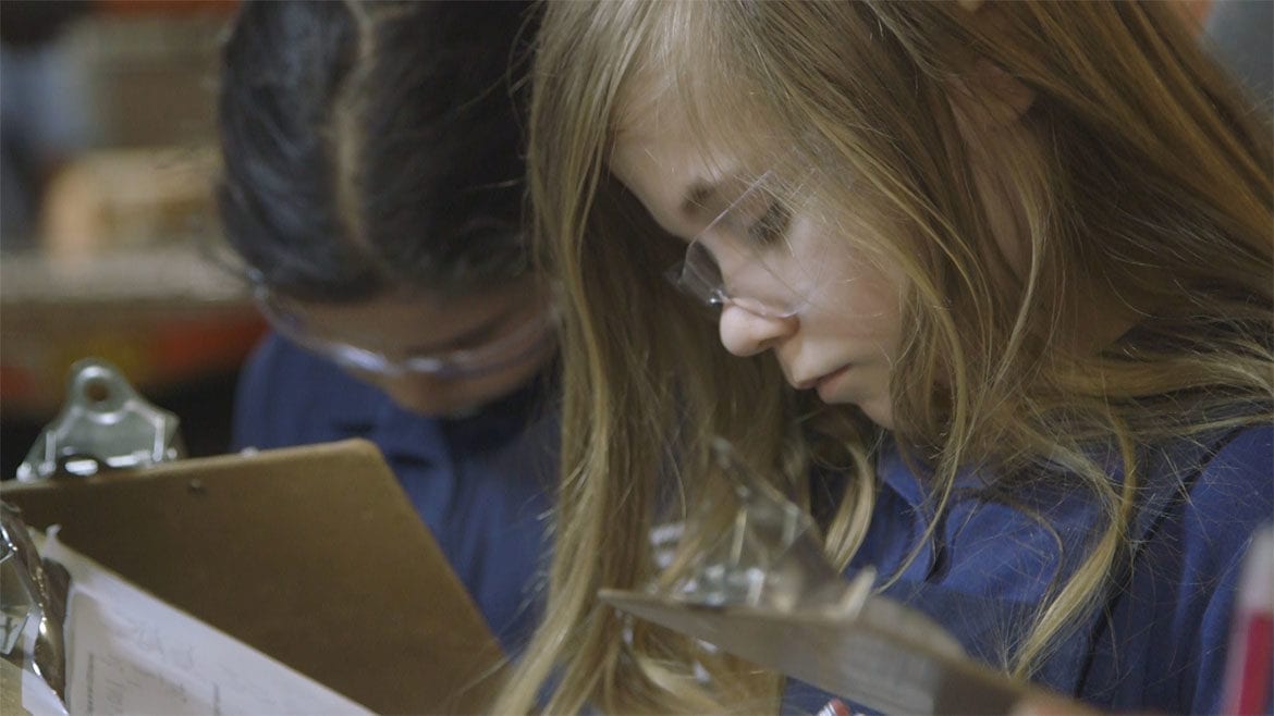 Student at work during tour of Holland 1916