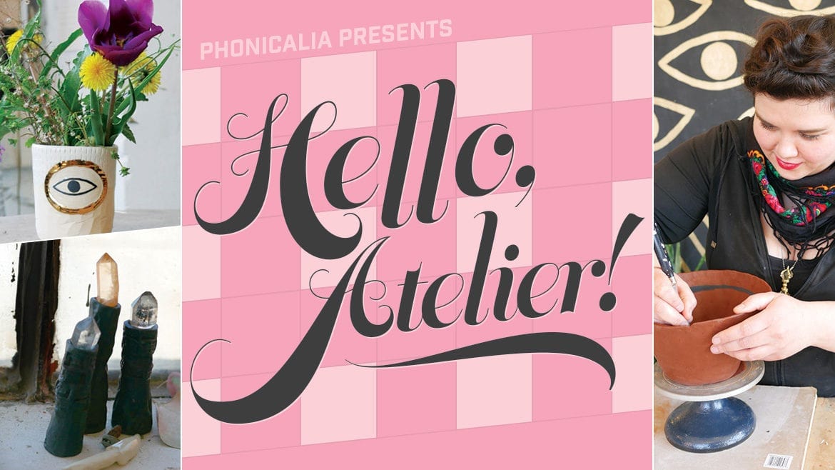 A Hello Atelier feature collage