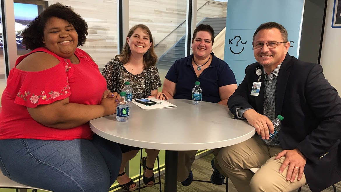 group shot of the facebook live participants