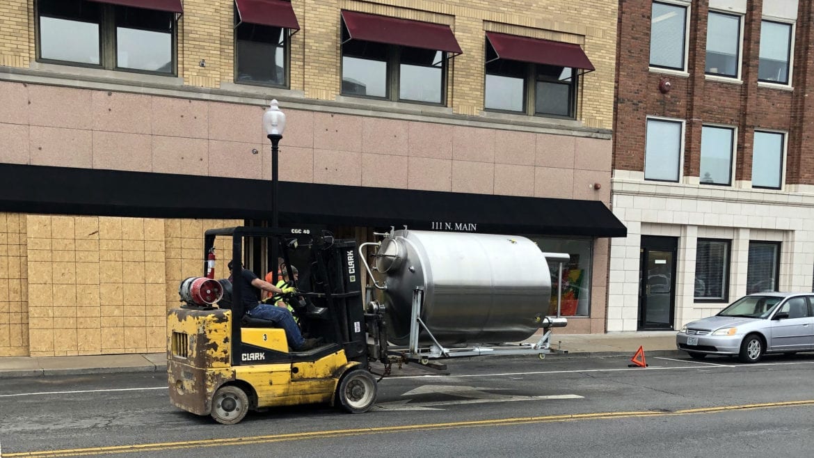 3 Trails Brewing is in the midst of building out its brewery