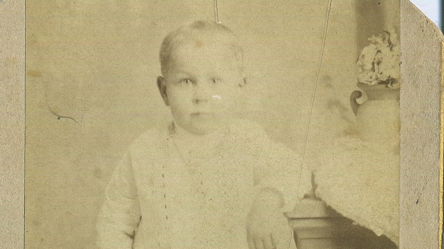 Todd George as a baby