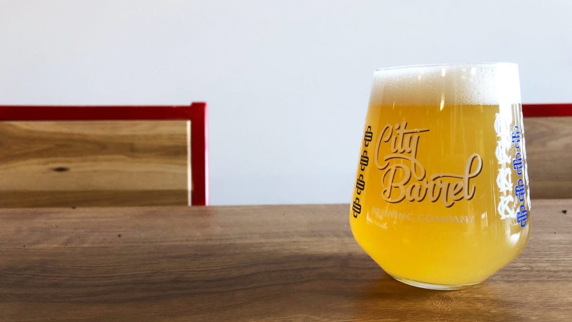 City Barrel Brewing Co. will have six beers on tap, including Rad AF, when it opens this Friday.