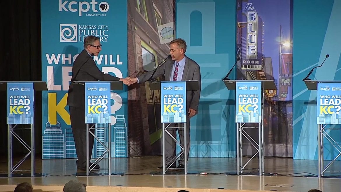 Crosby Kemper greets Henry Klein