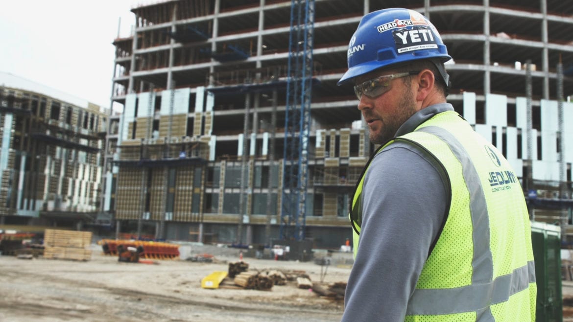 je dunn superintendent on construction site