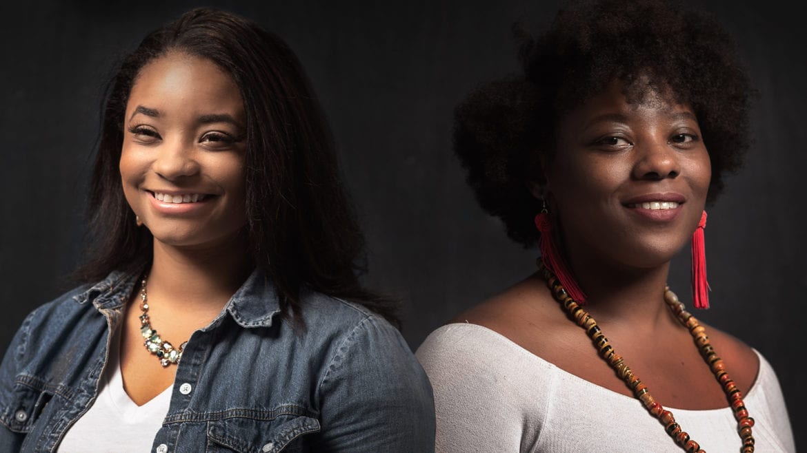 Taylor Hudspeth (left) and Chantell Smith have been thinking about how church finds it way into their lives.