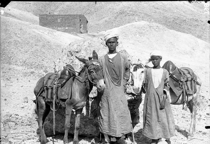 Archival photograph of Valley of the Queens.