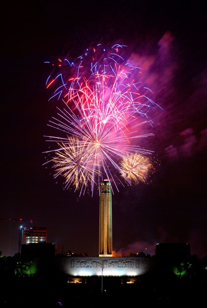 Fireworks during "Celebration at the Station".