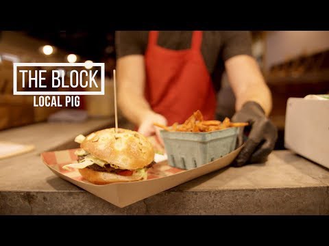 Local Pig butcher shop at the City Market in Kansas City.