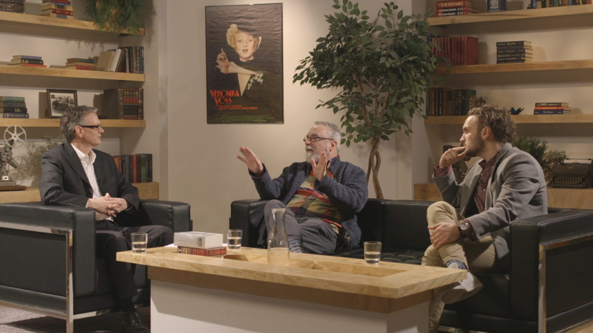 John McGrath, Jerry Harrington and Blake Miller discuss film topics on the premiere episode of "Art House."
