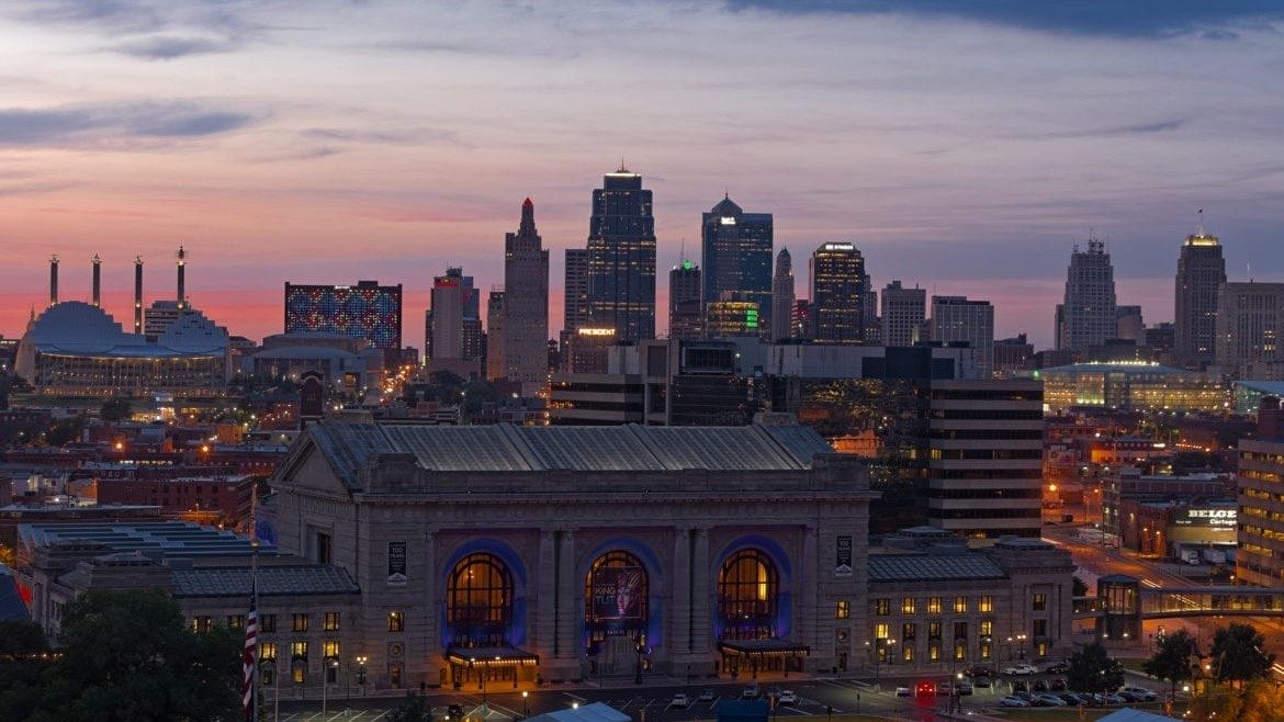 Kansas City skyline.