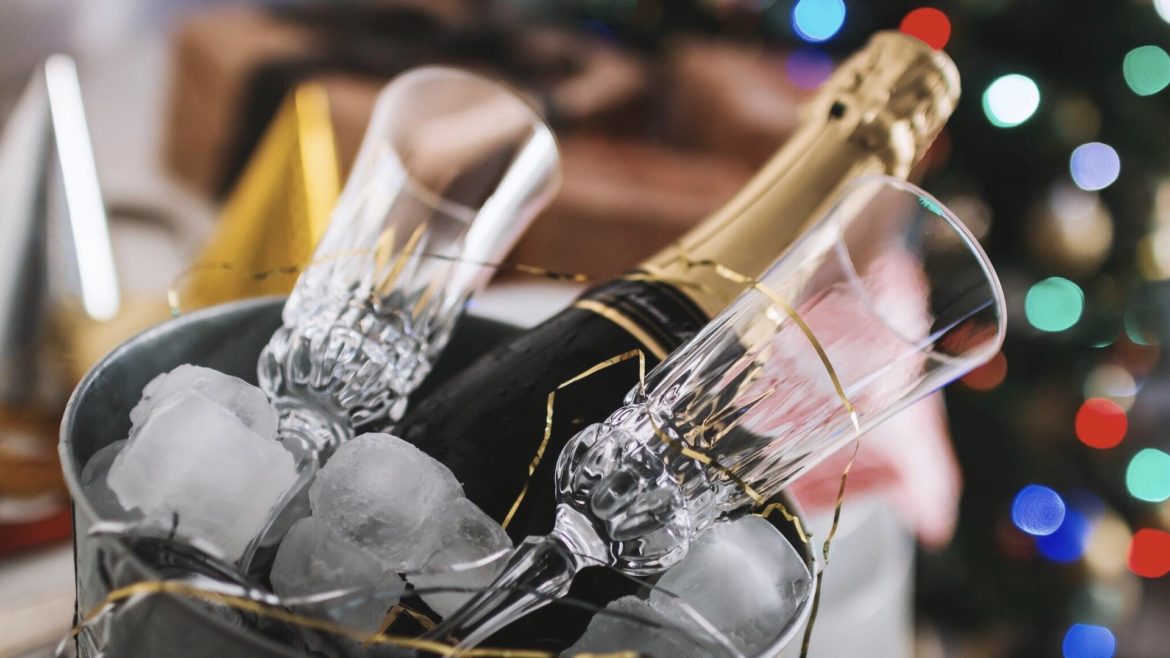 Champagne on ice