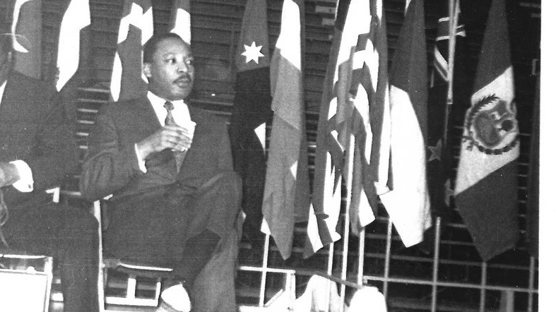 Martin Luther King Jr. at Kansas State University in 1968