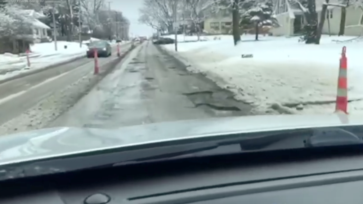 Potholes on 75th Street